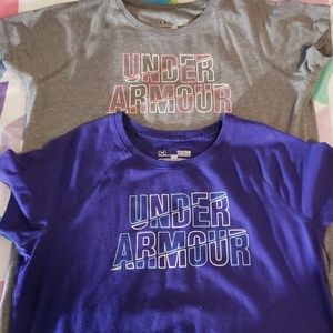 UA girls active shirts